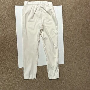 J. Jill ponte slim leg cream with pockets petite xsmall pull on pants